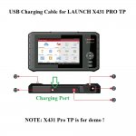 USB Charging Cable for LAUNCH PRO TP Diagnostic Tool